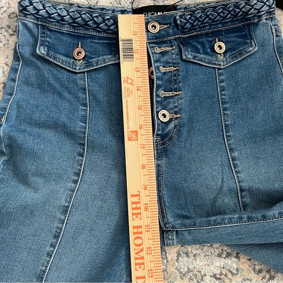 Fashion Nova jeans, high-rise, wide leg size 7, junior - Picture 11 of 12